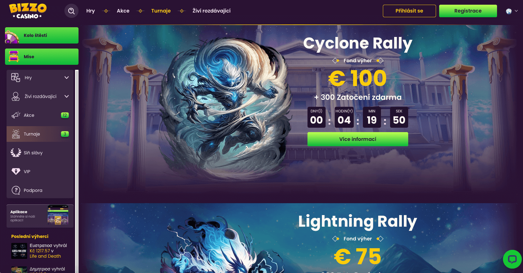 Bizzo Casino Bonus Czechia
