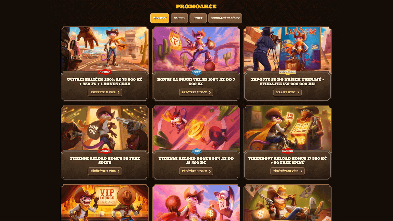 Bonusy kasina Lizaro