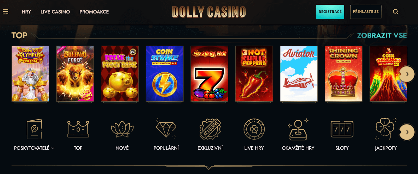 Dolly Casino Top