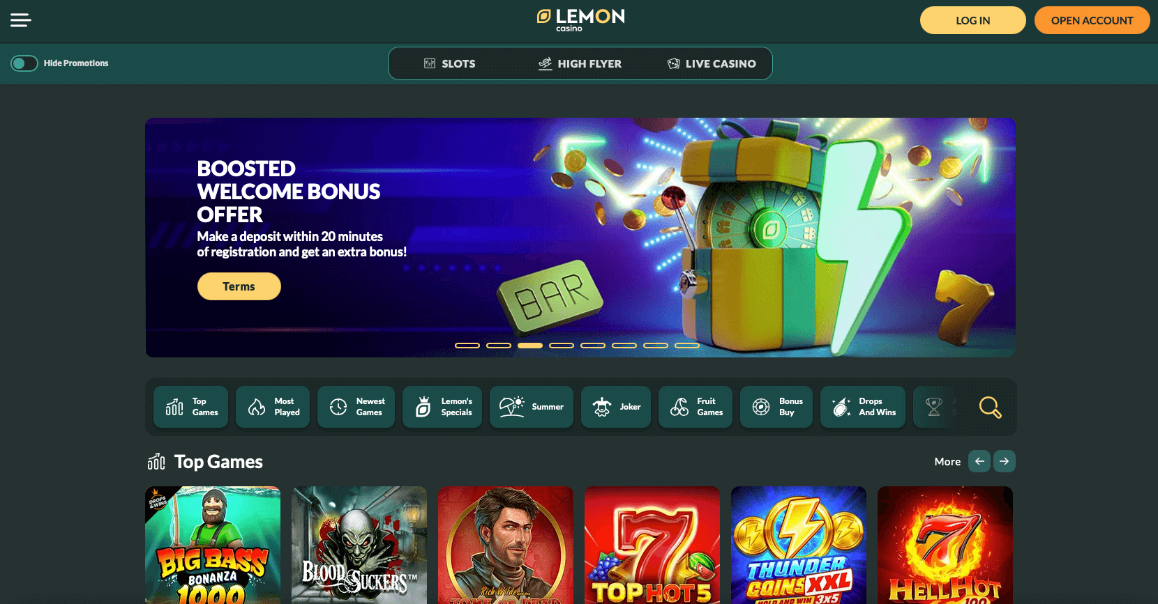 Lemon Casino MainPage Czechia