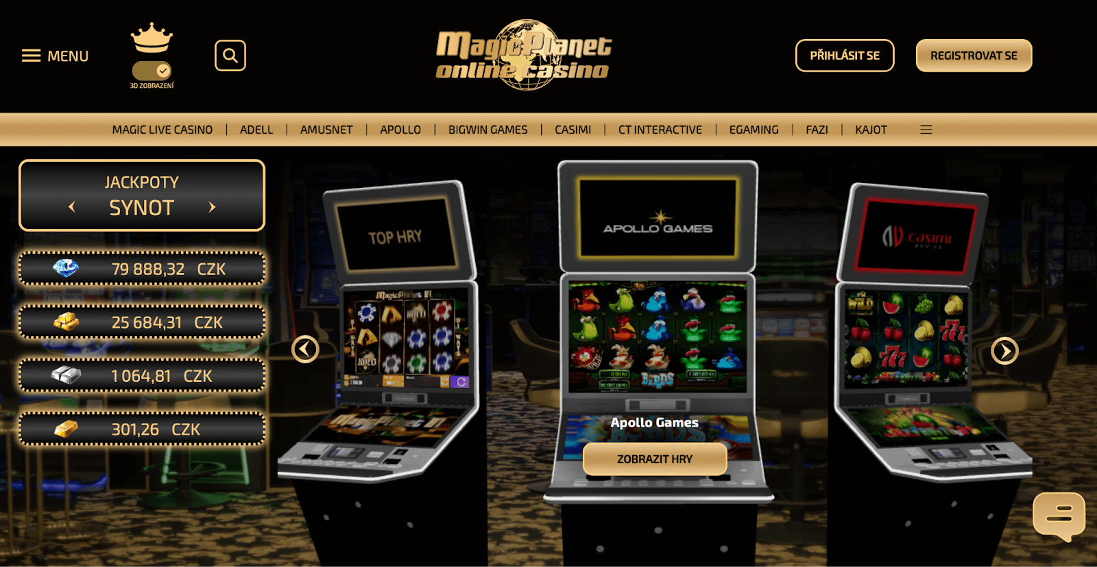 Magic Planet Homepage