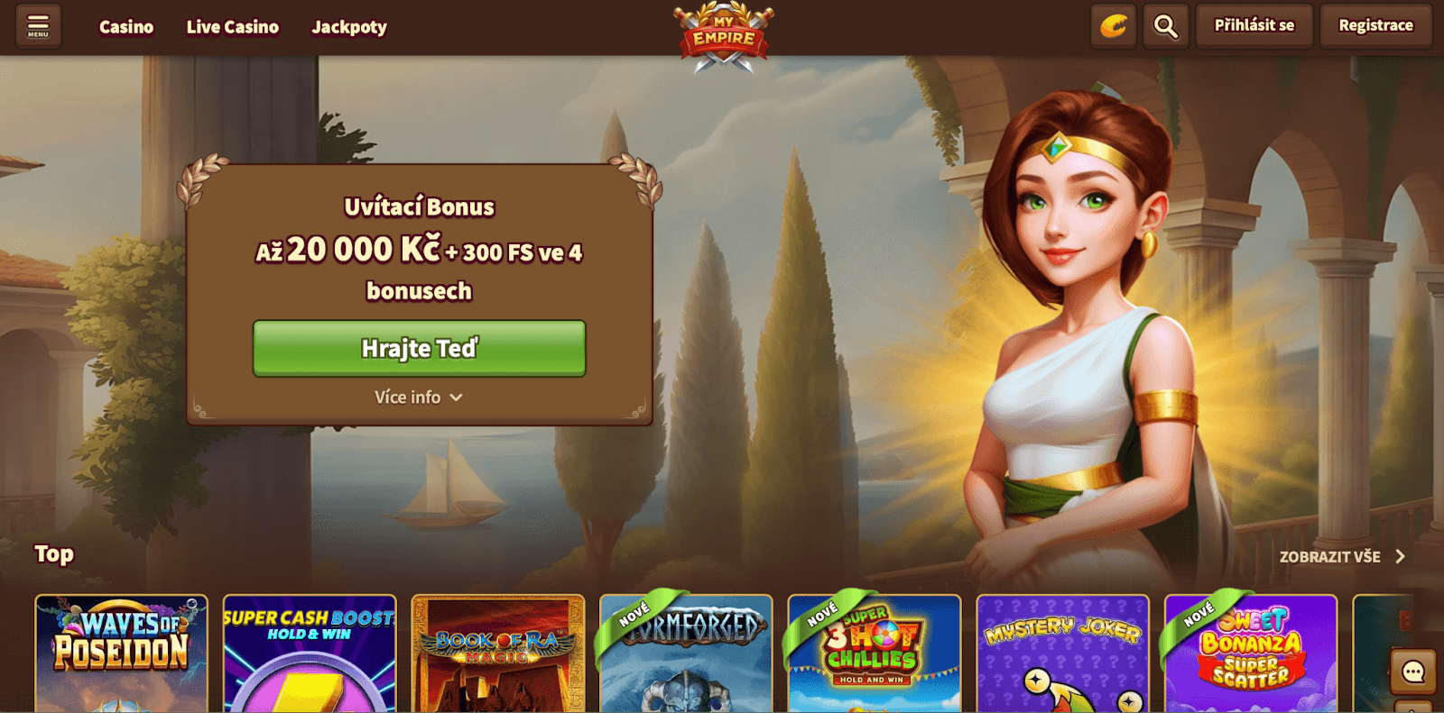 MyEmpire Casino Homepage Czechia
