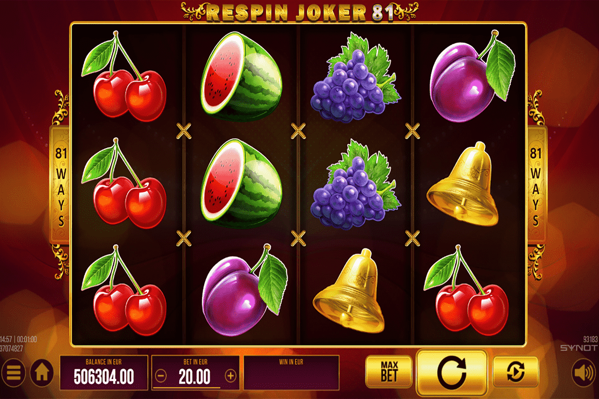 Respin Joker 81 by SYNOT Games screenshot 