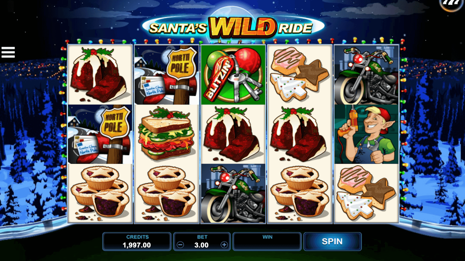 Santa’s Wild Ride Microgaming