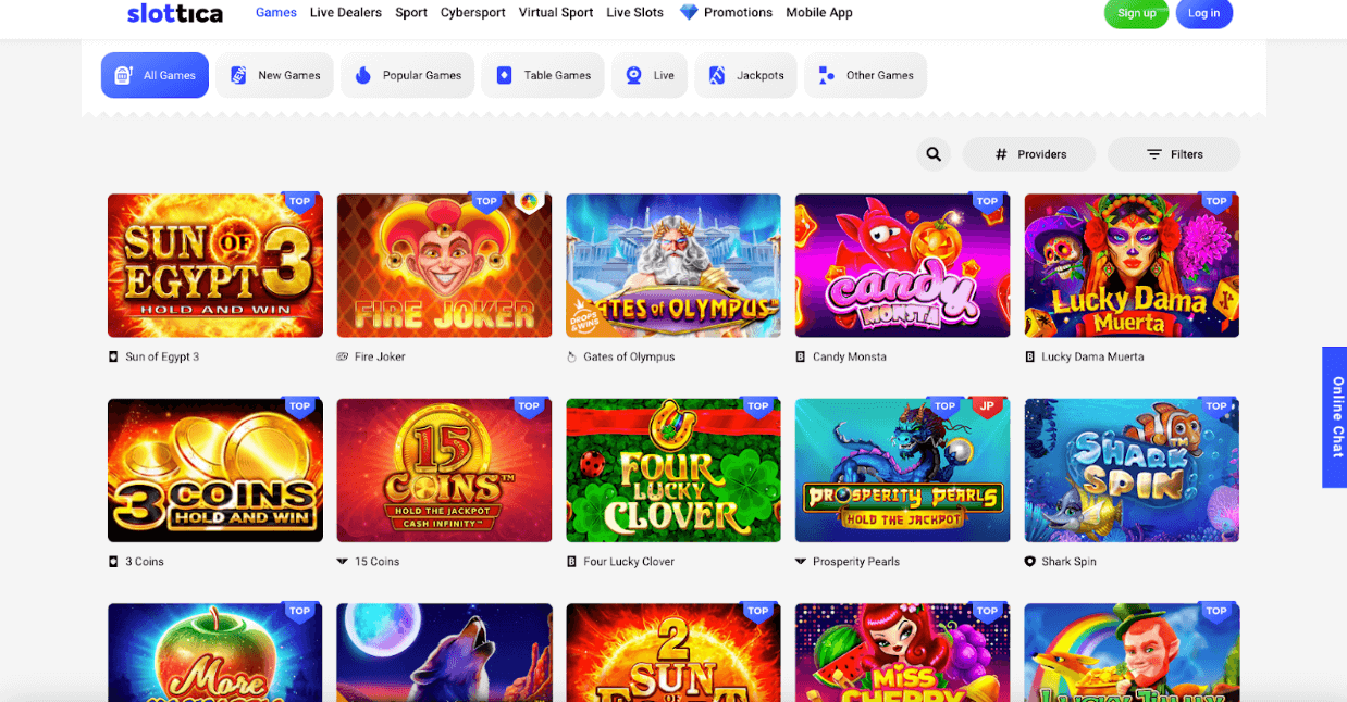 hrací automaty Slottica