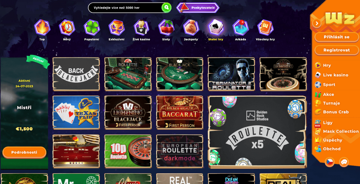 Blackjack ve Wazamba Casino