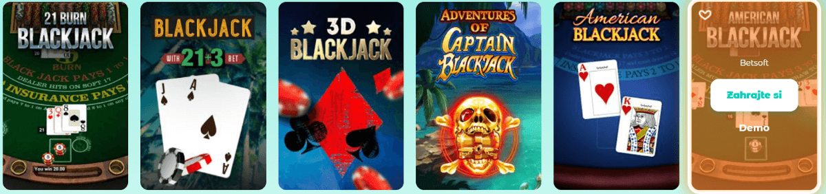Blackjack ve Neon54 casinu