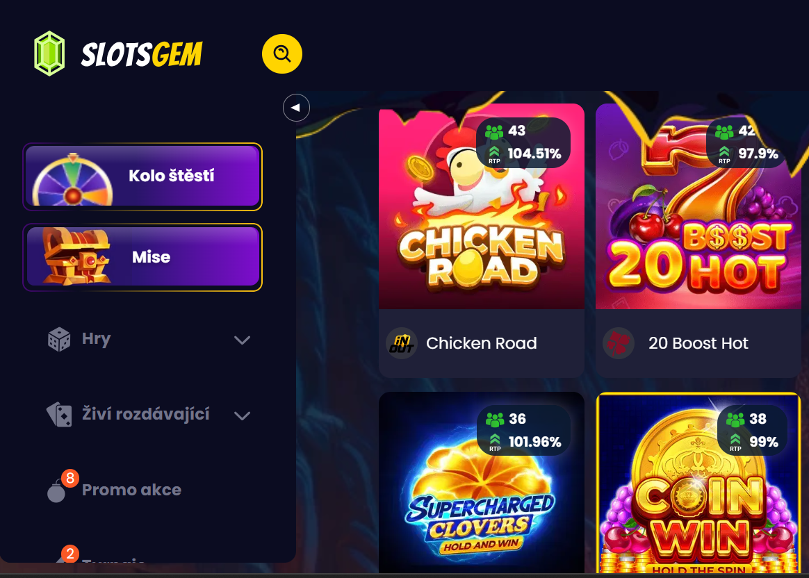 Slotsgem Mobile Version