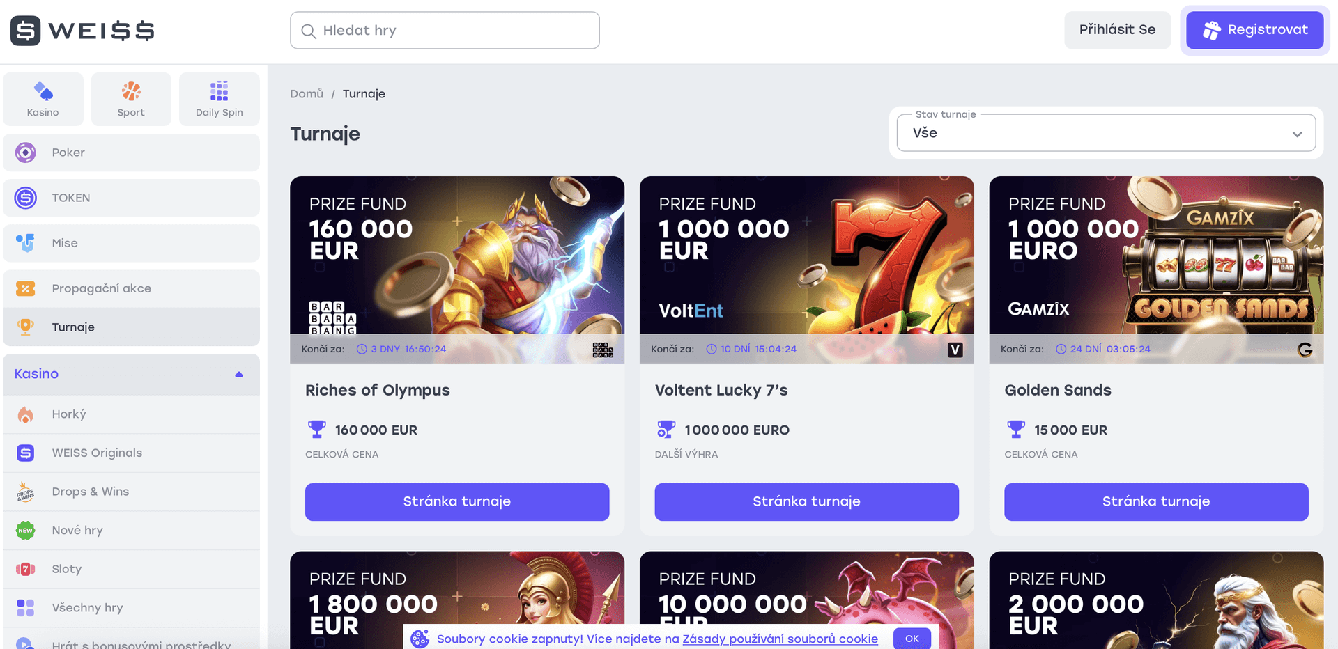 Weiss Casino Promotions Czechia