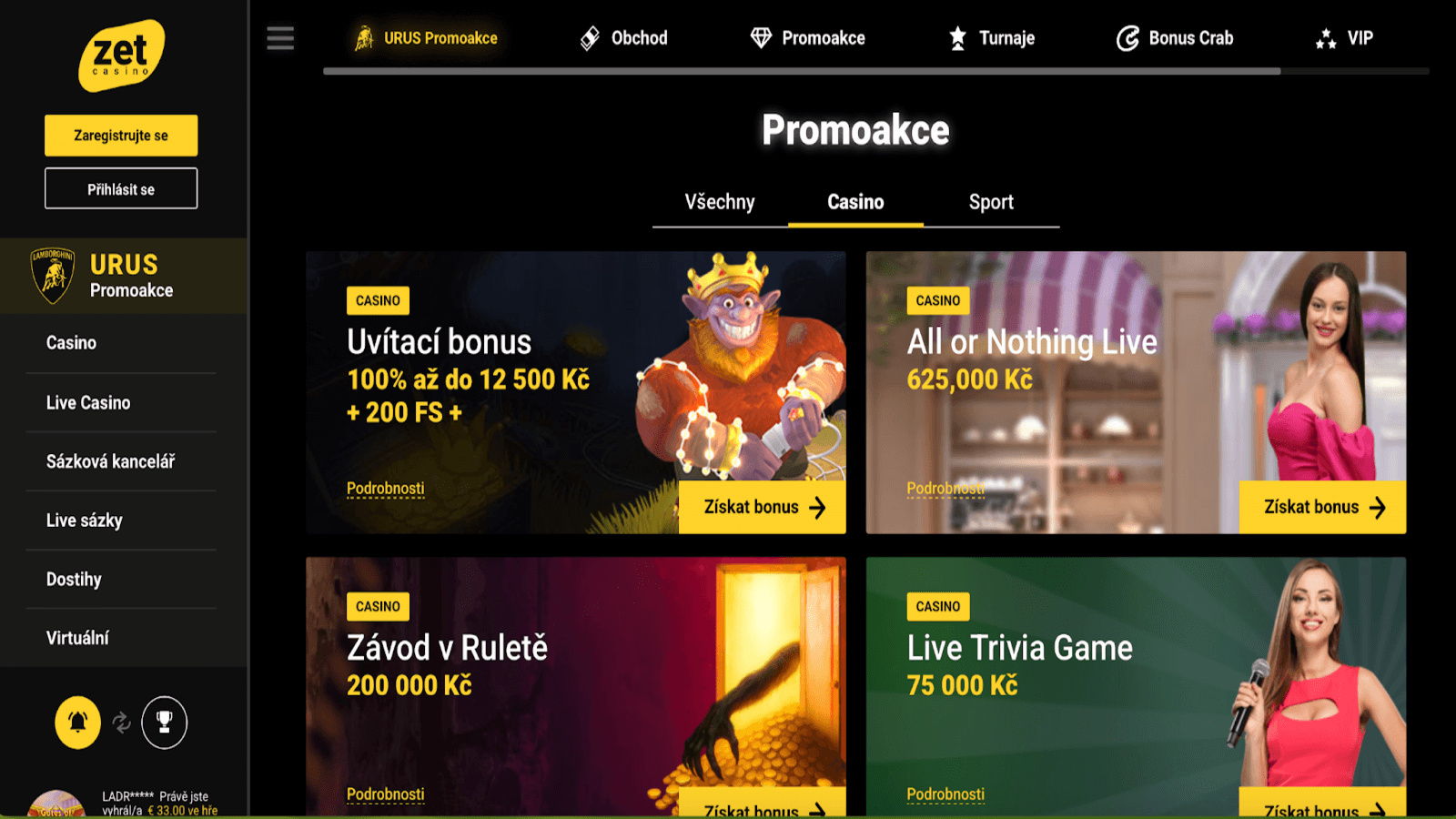 ZetCasino Bonuses 