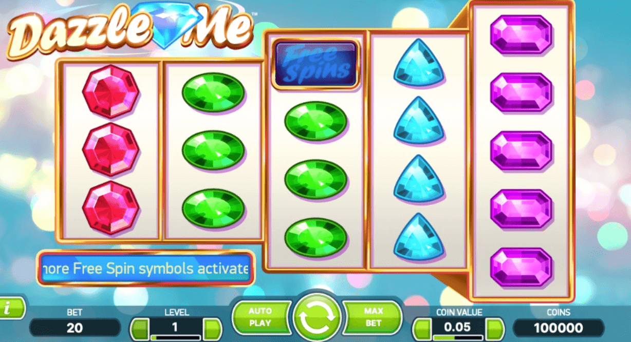dazzle me online slot