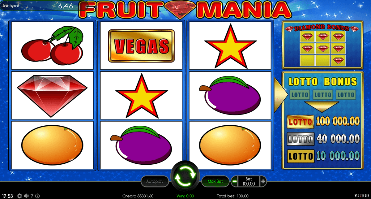 fruit mania wazdan