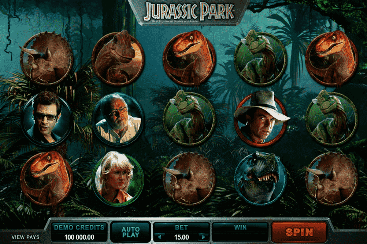 jurassic park microgaming screenshot 