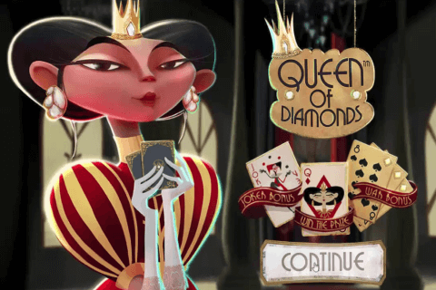 logo queen of diamonds neogames
