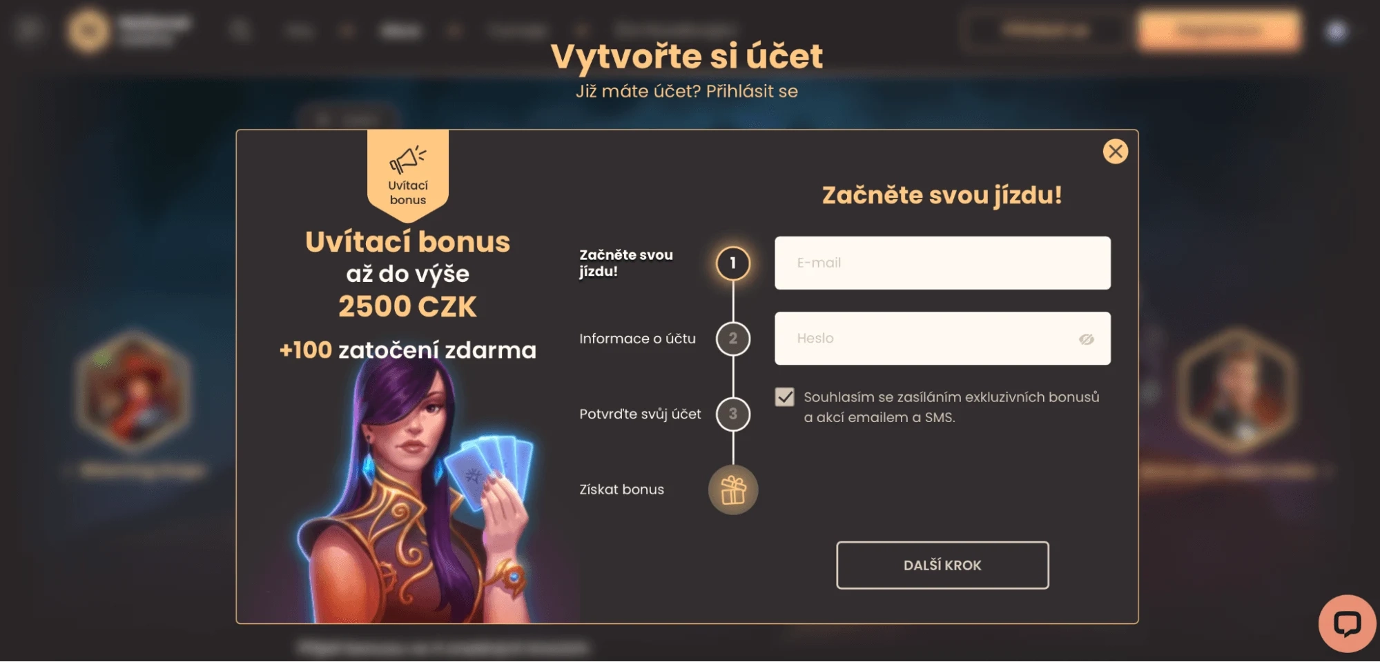 national casino vytvoreni uctu bonus