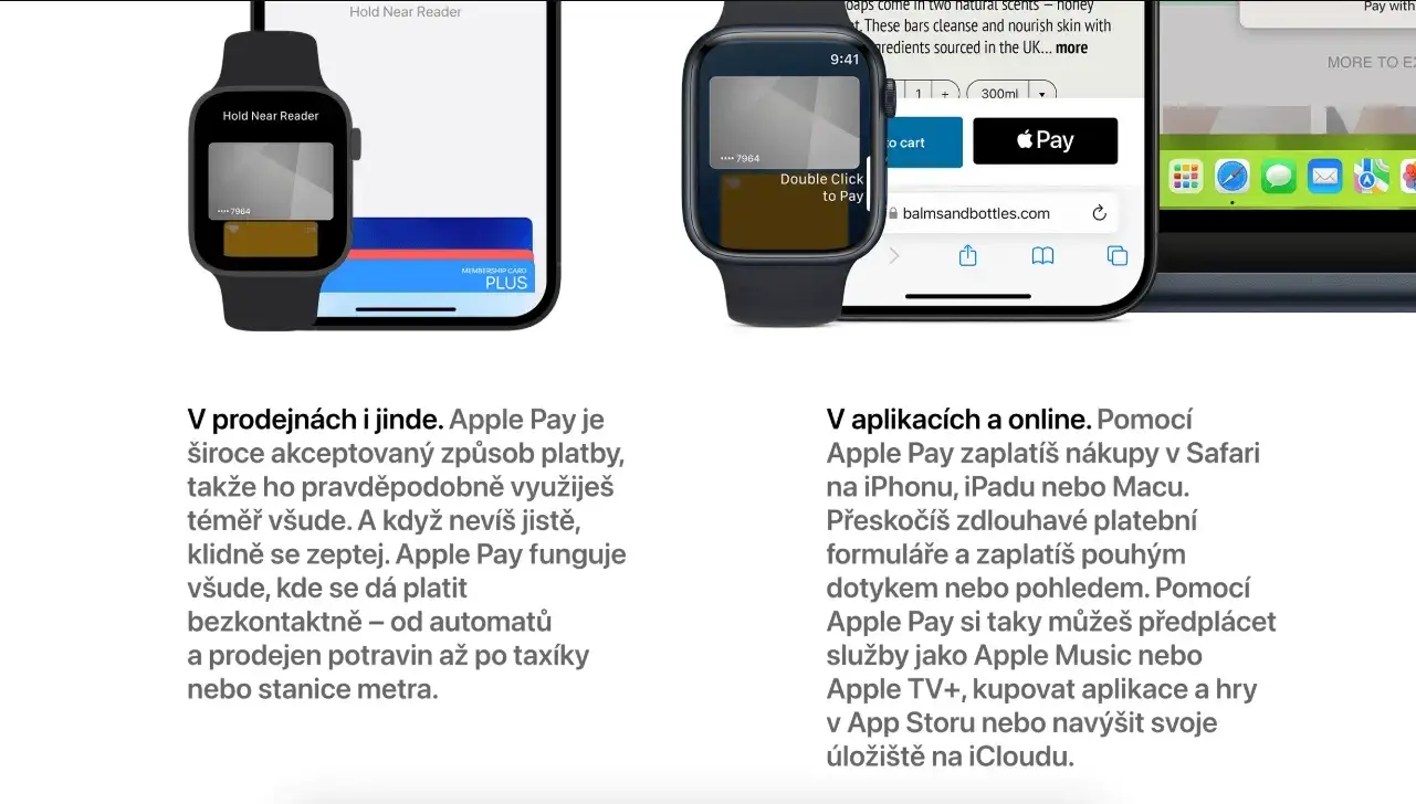 platby v prodejnach a na internetu