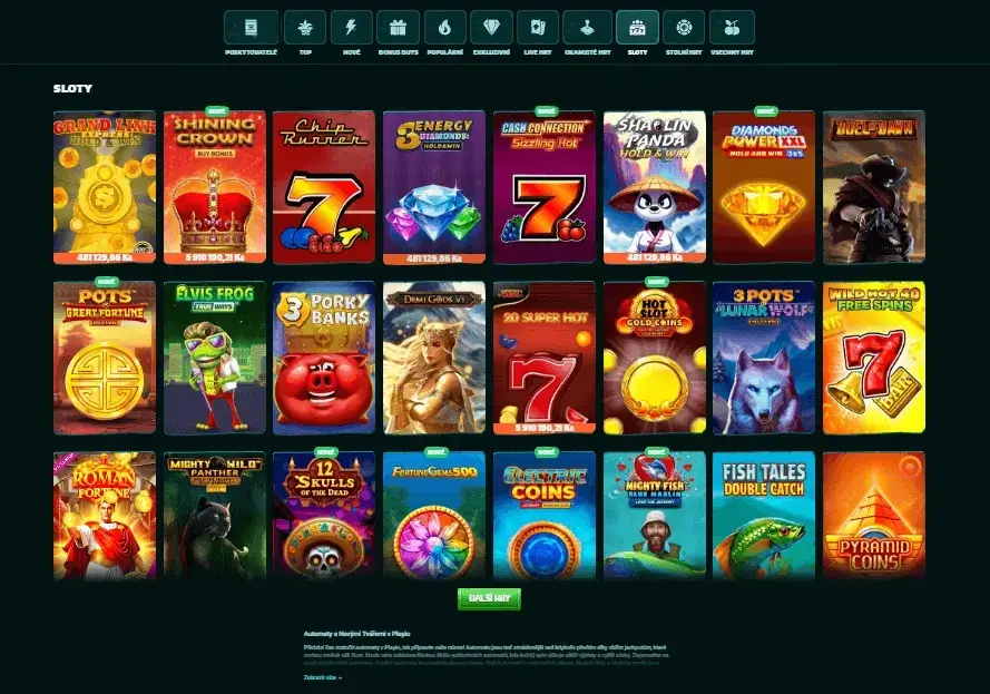 sloty v playio