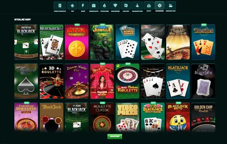 stolní hry v playio