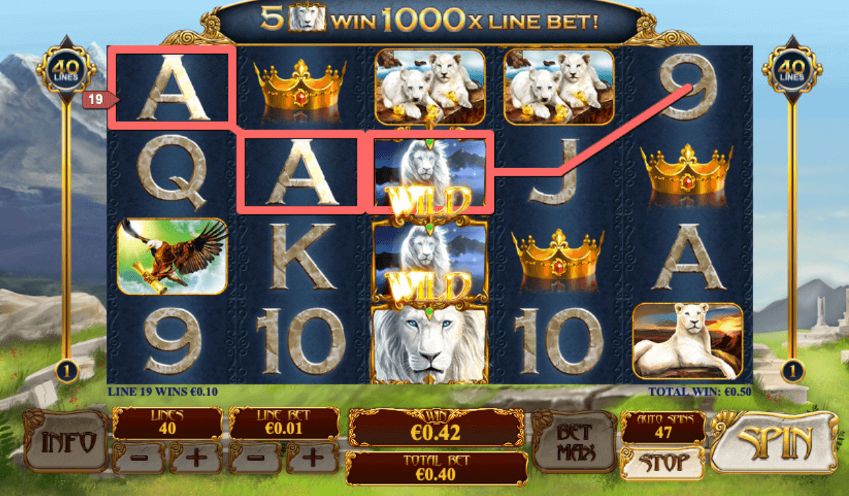 Jak hrát automat White King