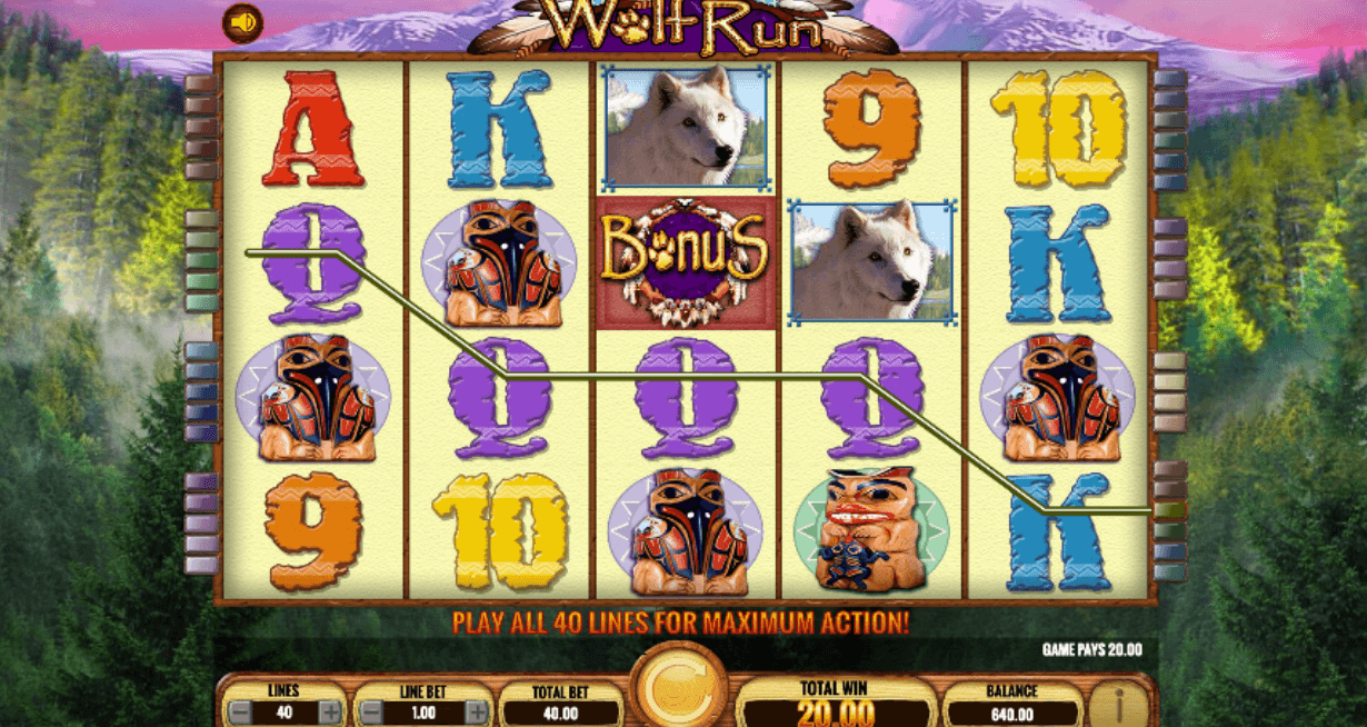 wolf run online slot